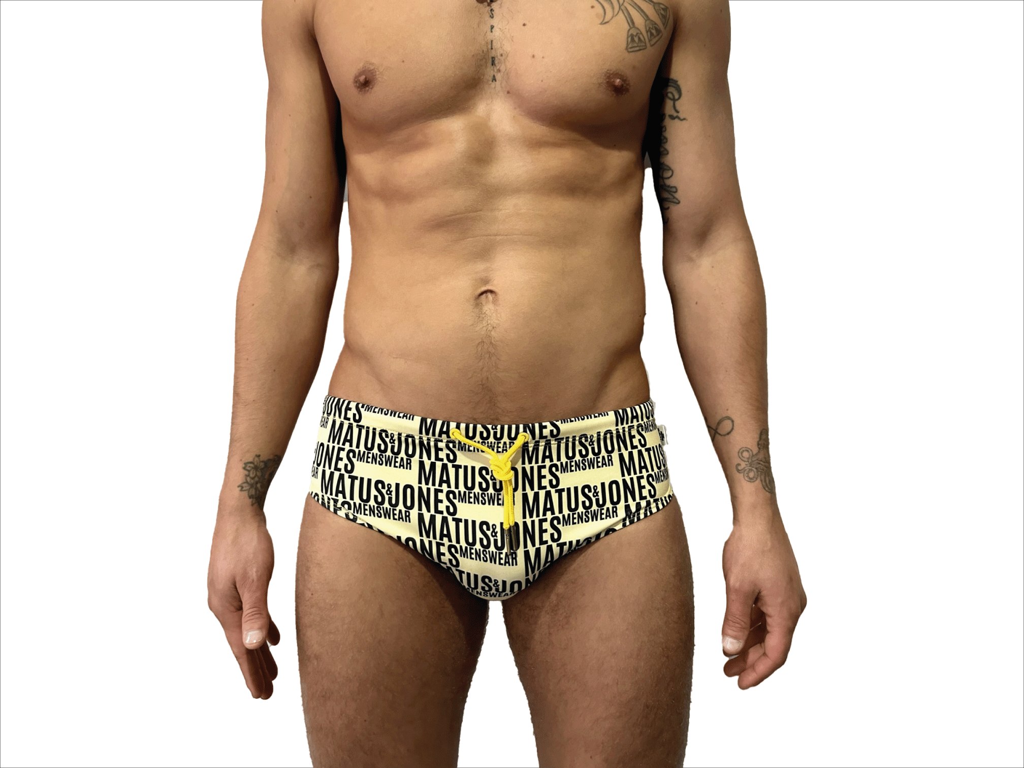 BAÑADOR SLIP MJ AMARILLO CLARO