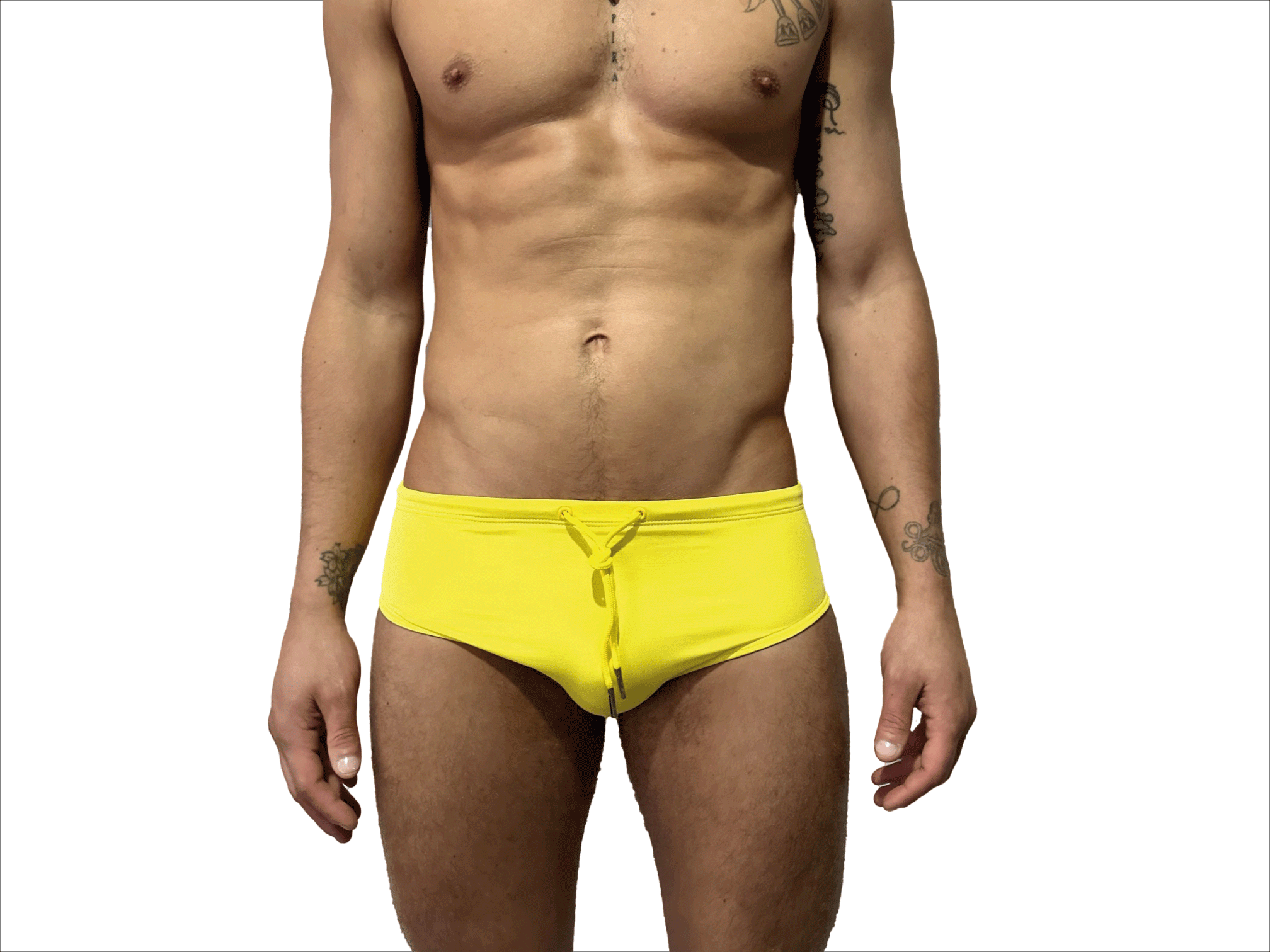 BAÑADOR SLIP SOLIDO AMARILLO