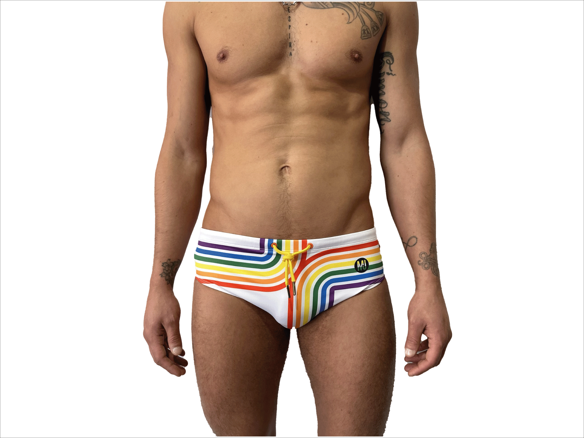 BAÑADOR SLIP ARCOÍRIS ESPIRAL