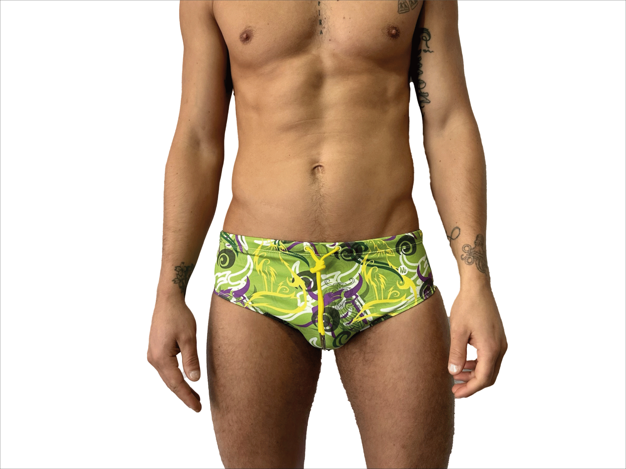 BAÑADOR SLIP GAMBOA VERDE LIMÓN