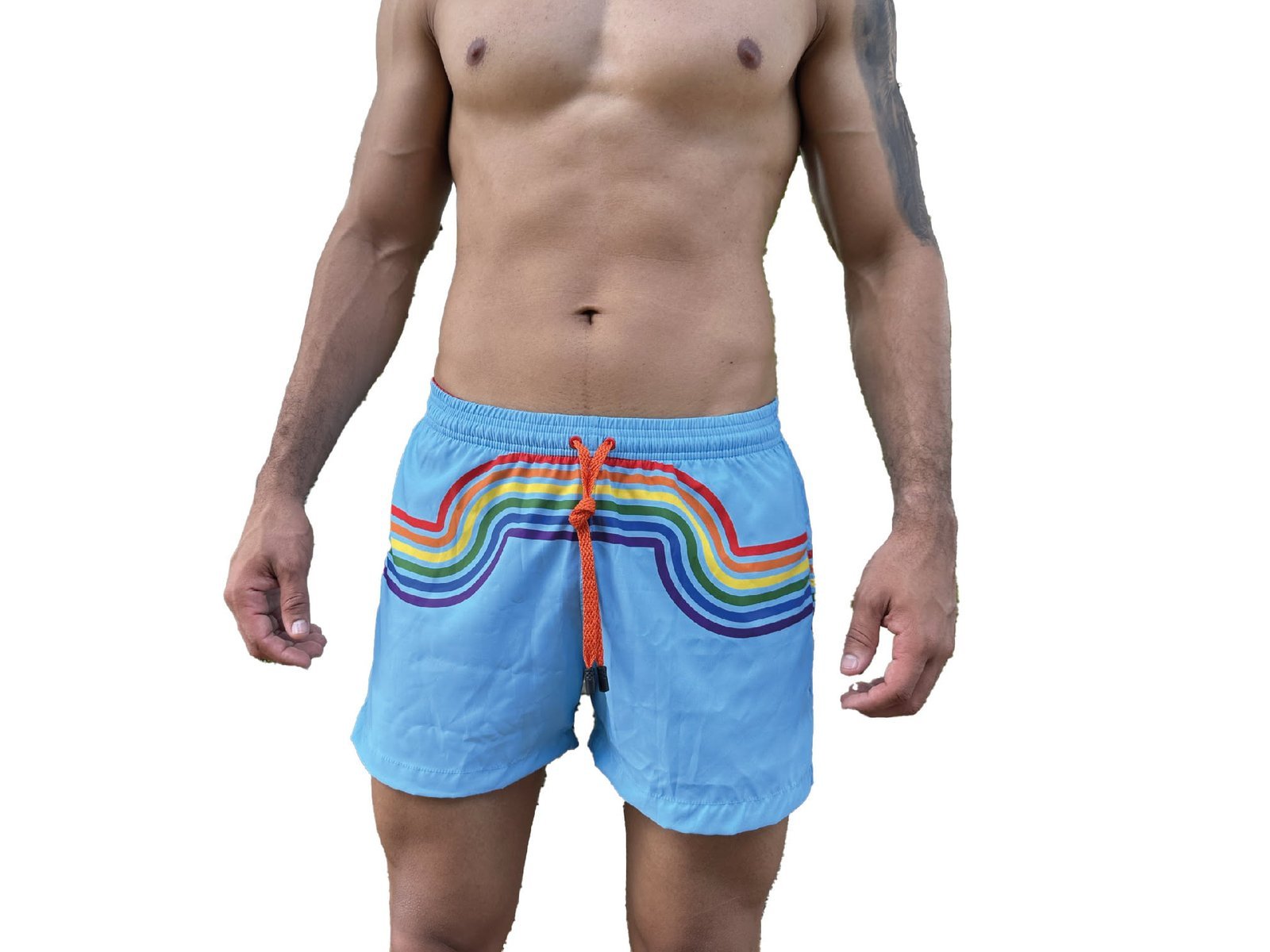 PANTALONETA ARCOIRIS CELESTE