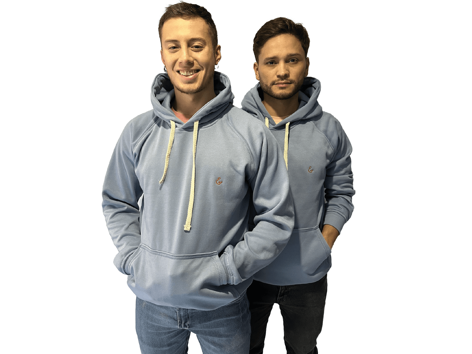 HOODIE AZUL HORTENSIA