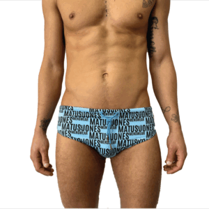 BAÑADOR SLIP MJ LOGO AZUL