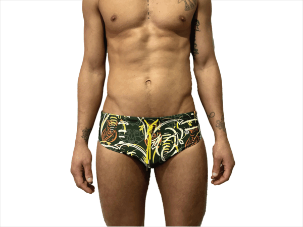 BAÑADOR SLIP GAMBOA VERDE OSCURO