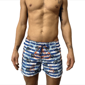 PANTALONETA GAMBOA LÍNEA AZUL OSCURO