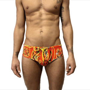 BAÑADOR SLIP GAMBOA NARANJA
