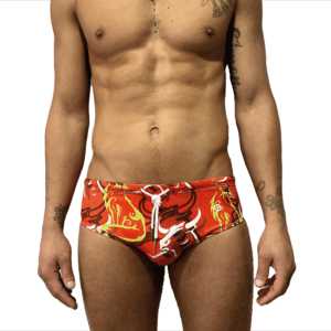 BAÑADOR SLIP GAMBOA ROJO