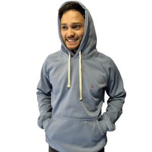 HOODIE AZUL HORTENSIA