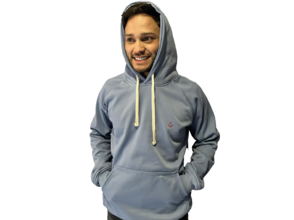 HOODIE AZUL HORTENSIA