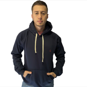 HOODIE AZUL OSCURO