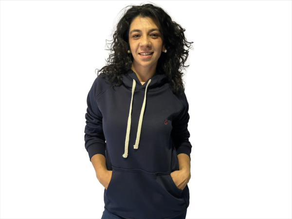 HOODIE AZUL OSCURO - Imagen 2