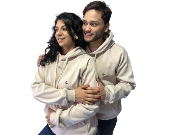 HOODIE BEIGE - Imagen 4