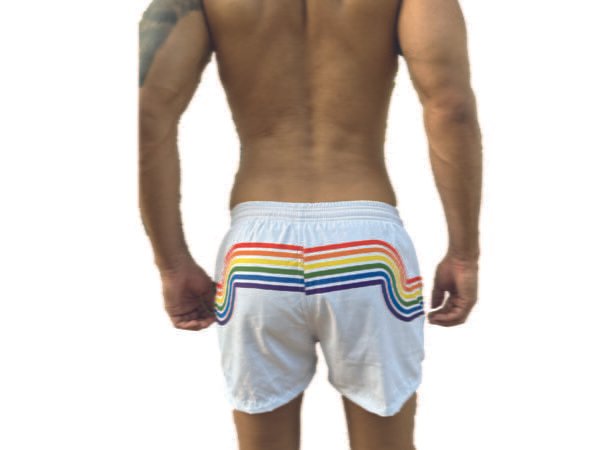 PANTALONETA ARCOIRIS BLANCO - Imagen 3