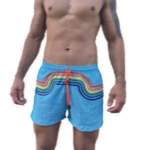 PANTALONETA ARCOIRIS CELESTE