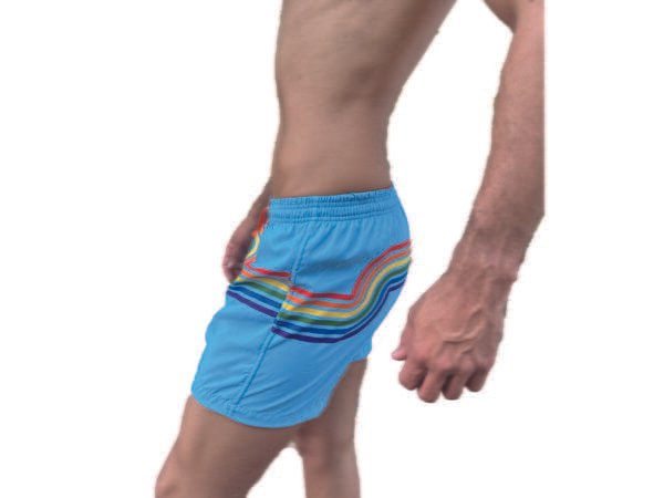 PANTALONETA ARCOIRIS CELESTE - Imagen 2