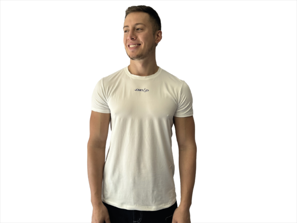 CAMISETA HUESO SLIM FIT PIEL DE DURAZNO LOGO TERMOFIJADO - Imagen 18