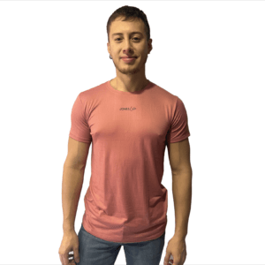 CAMISETA GUAYABA PIEL DE DURAZNO LOGO
