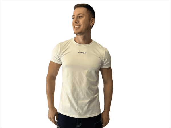 CAMISETA HUESO SLIM FIT PIEL DE DURAZNO LOGO TERMOFIJADO - Imagen 13