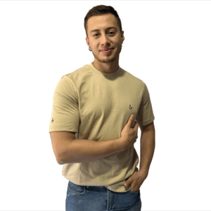 CAMISETA CREMA ALGODON SIMBOLO