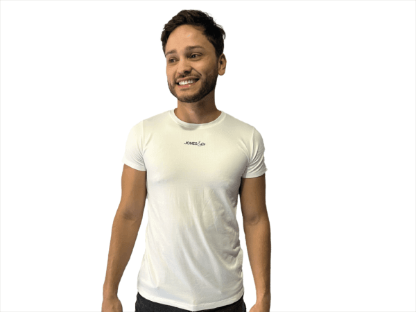 CAMISETA HUESO SLIM FIT PIEL DE DURAZNO LOGO TERMOFIJADO - Imagen 12