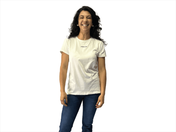 CAMISETA HUESO SLIM FIT PIEL DE DURAZNO LOGO TERMOFIJADO - Imagen 8