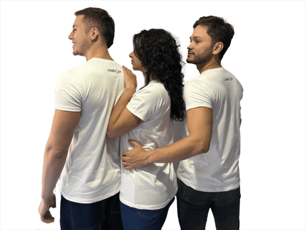 CAMISETA HUESO SLIM FIT PIEL DE DURAZNO LOGO TERMOFIJADO - Imagen 4