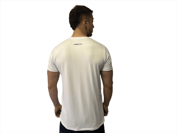CAMISETA BLANCA SLIM FIT PIEL DE DURAZNO NO TIME TO HATE - Imagen 3