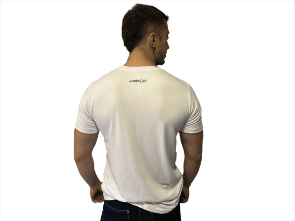 CAMISETA BLANCA SLIM FIT PIEL DE DURAZNO NO TIME TO HATE - Imagen 5