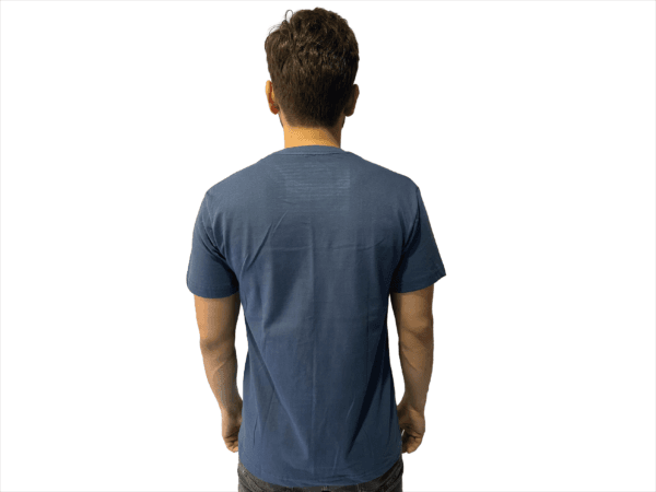 CAMISETA DE ALGODON AZUL PETROLEO SIMBOLO BORDADO - Imagen 10
