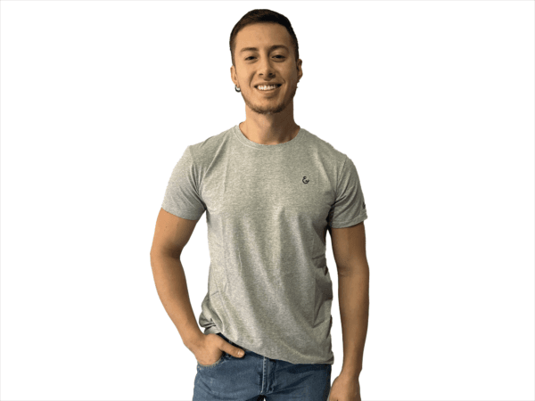 CAMISETA SEDA FRIA GRIS JASPE - Imagen 11