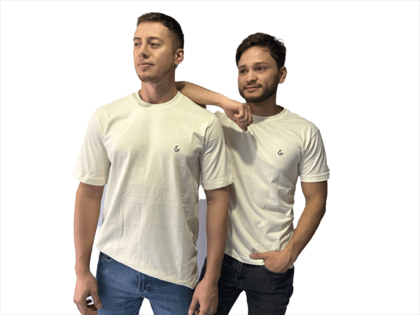 CAMISETA ALGODÓN BEIGE CON SÍMBOLO BORDADO - Imagen 9