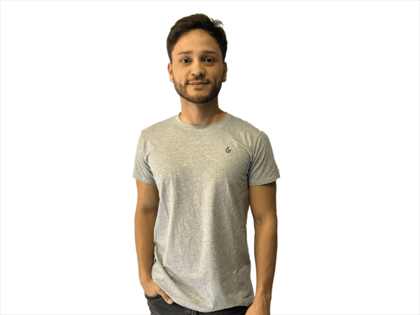 CAMISETA SEDA FRIA GRIS JASPE - Imagen 7