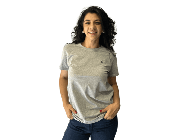 CAMISETA SEDA FRIA GRIS JASPE - Imagen 6
